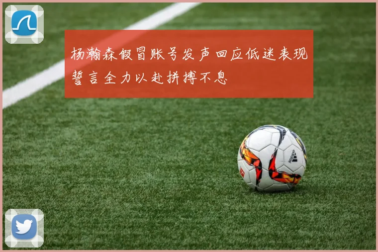 杨瀚森假冒账号发声回应低迷表现誓言全力以赴拼搏不息