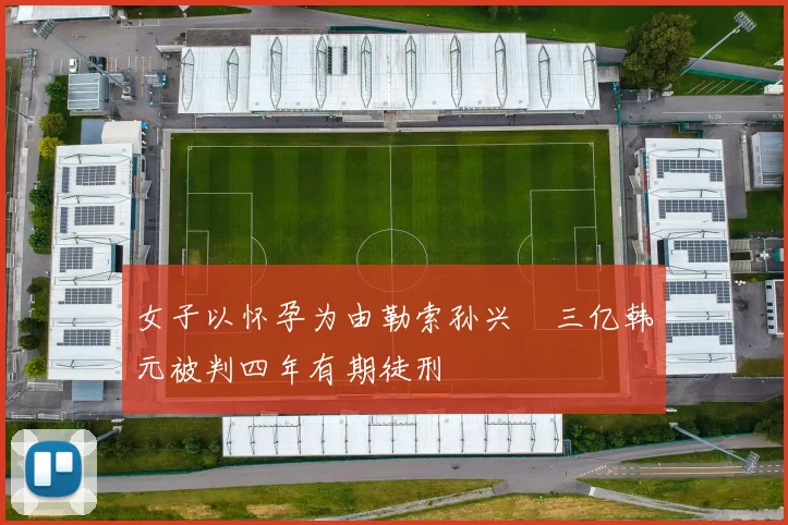 女子以怀孕为由勒索孙兴慜三亿韩元被判四年有期徒刑